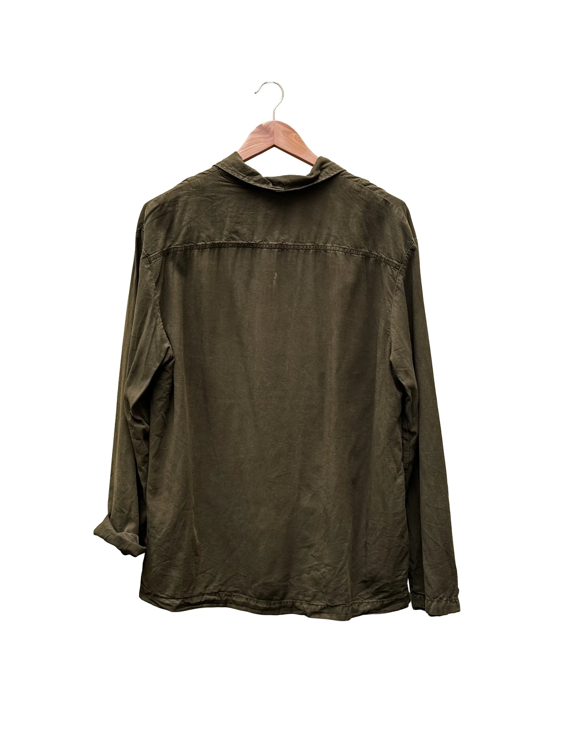 Chemise kaki taille L American Vintage seconde main femme