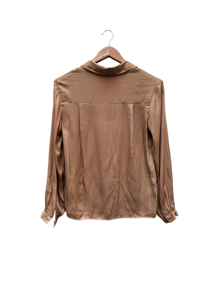 chemise marron taille 34 yaya seconde main femme