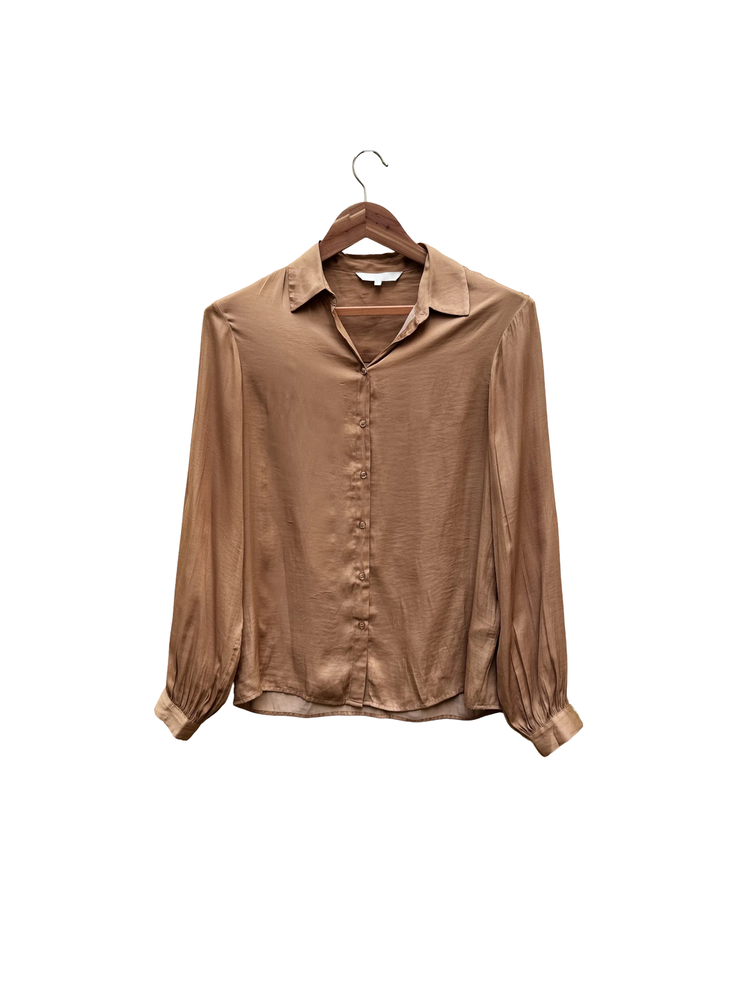 chemise marron taille 34 yaya seconde main femme