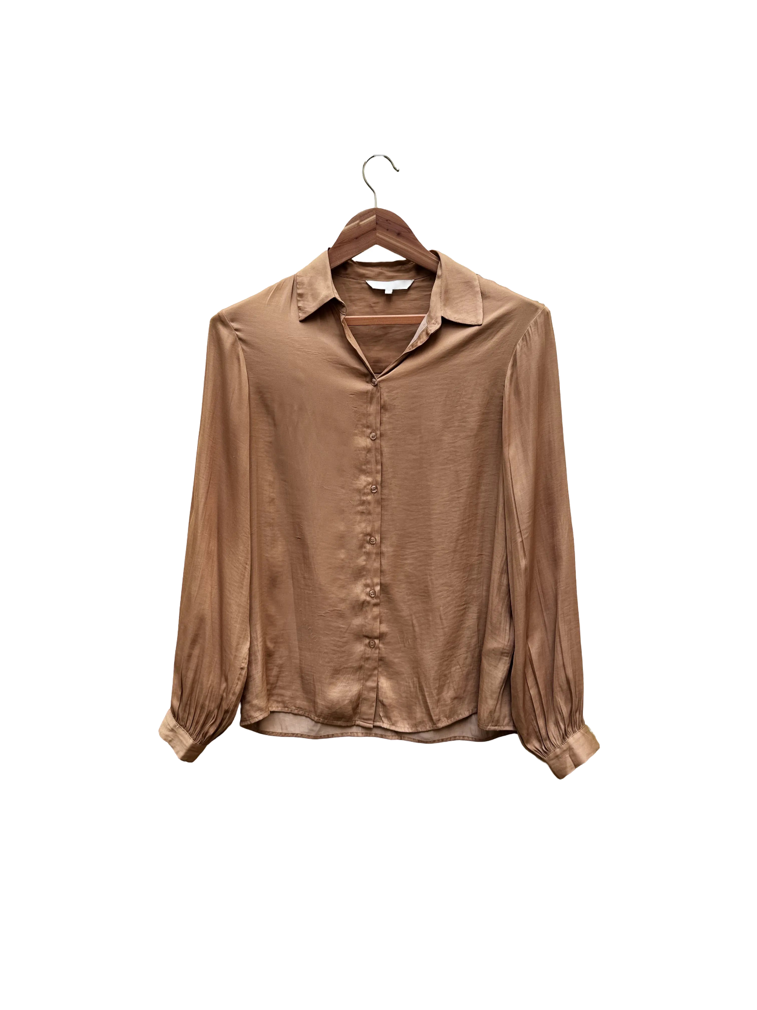 chemise marron taille 34 yaya seconde main femme