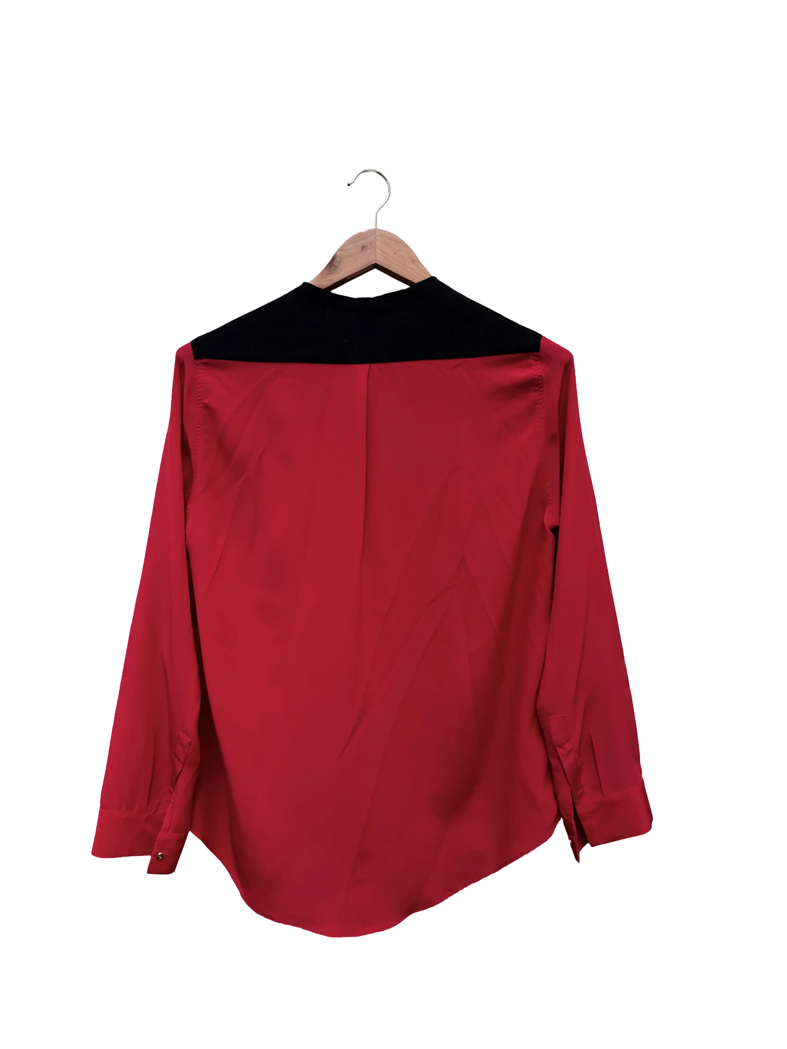 chemise rouge sandro taille 2 m seconde main femme