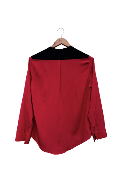 chemise rouge sandro taille 2 m seconde main femme