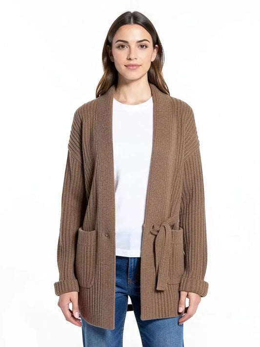 Gilet beige taille 2/M seconde main femme