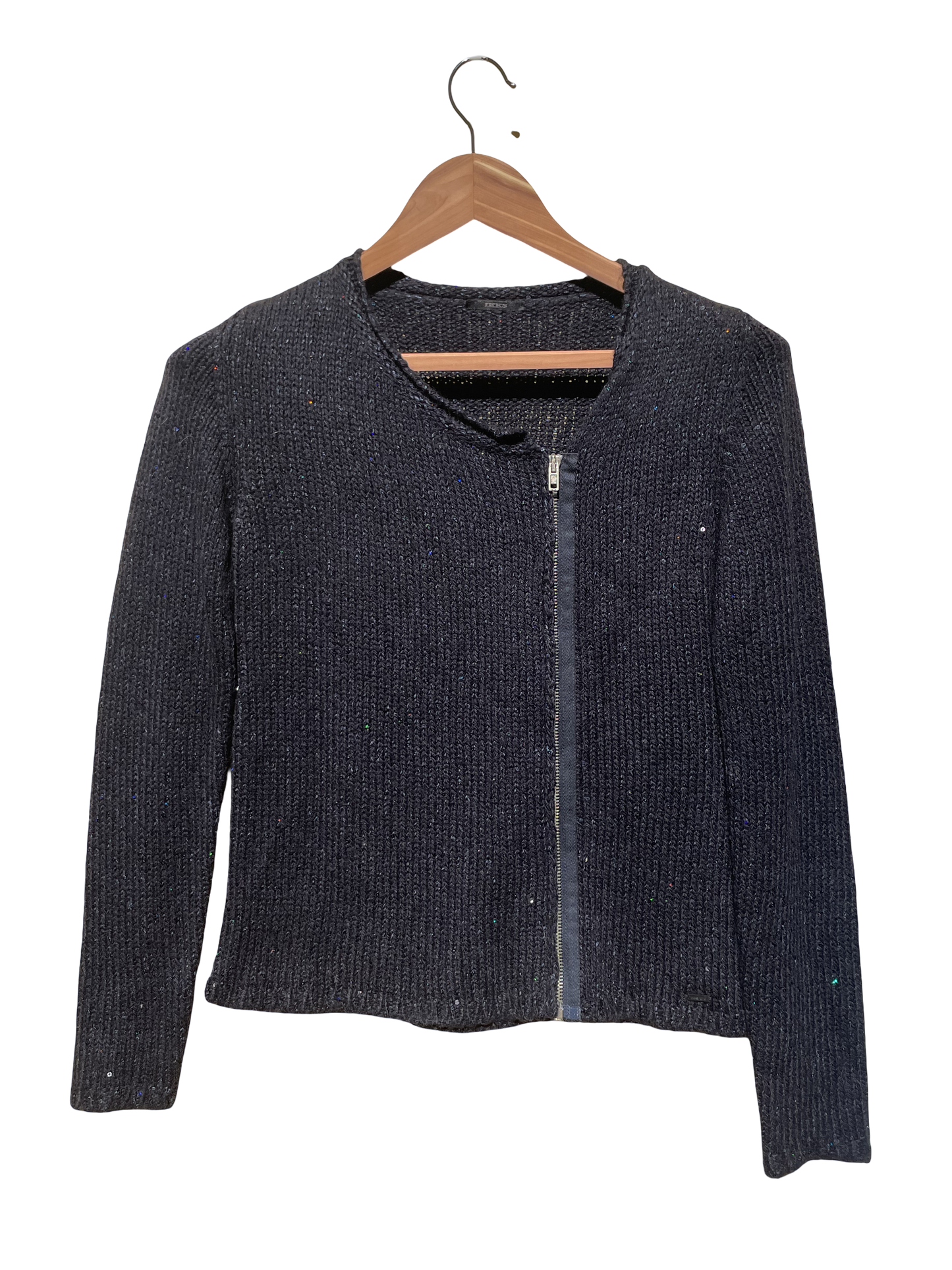 gilet bleu marine taille m ikks seconde main femme