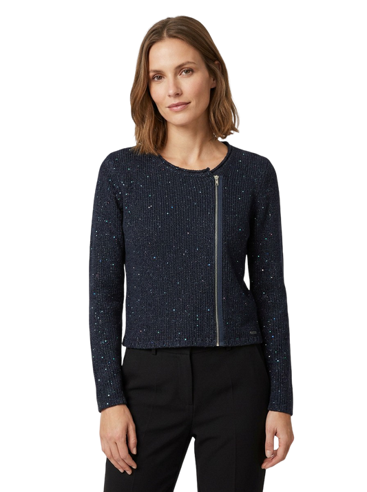 gilet bleu marine taille m ikks seconde main femme