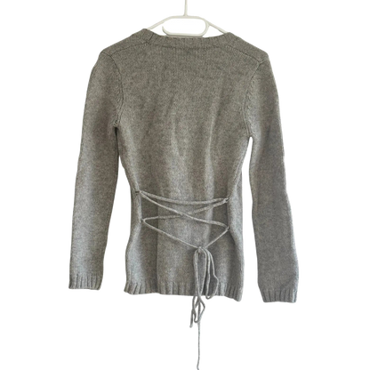 gilet gris taille 1 s pauline b seconde main femme