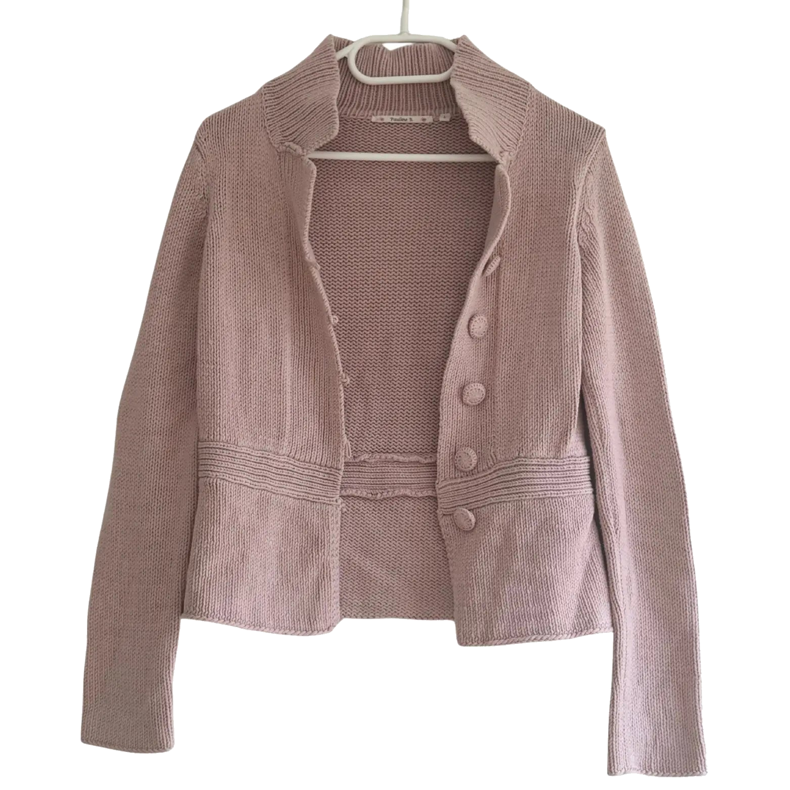 gilet rose taille 1 s pauline b seconde main femme