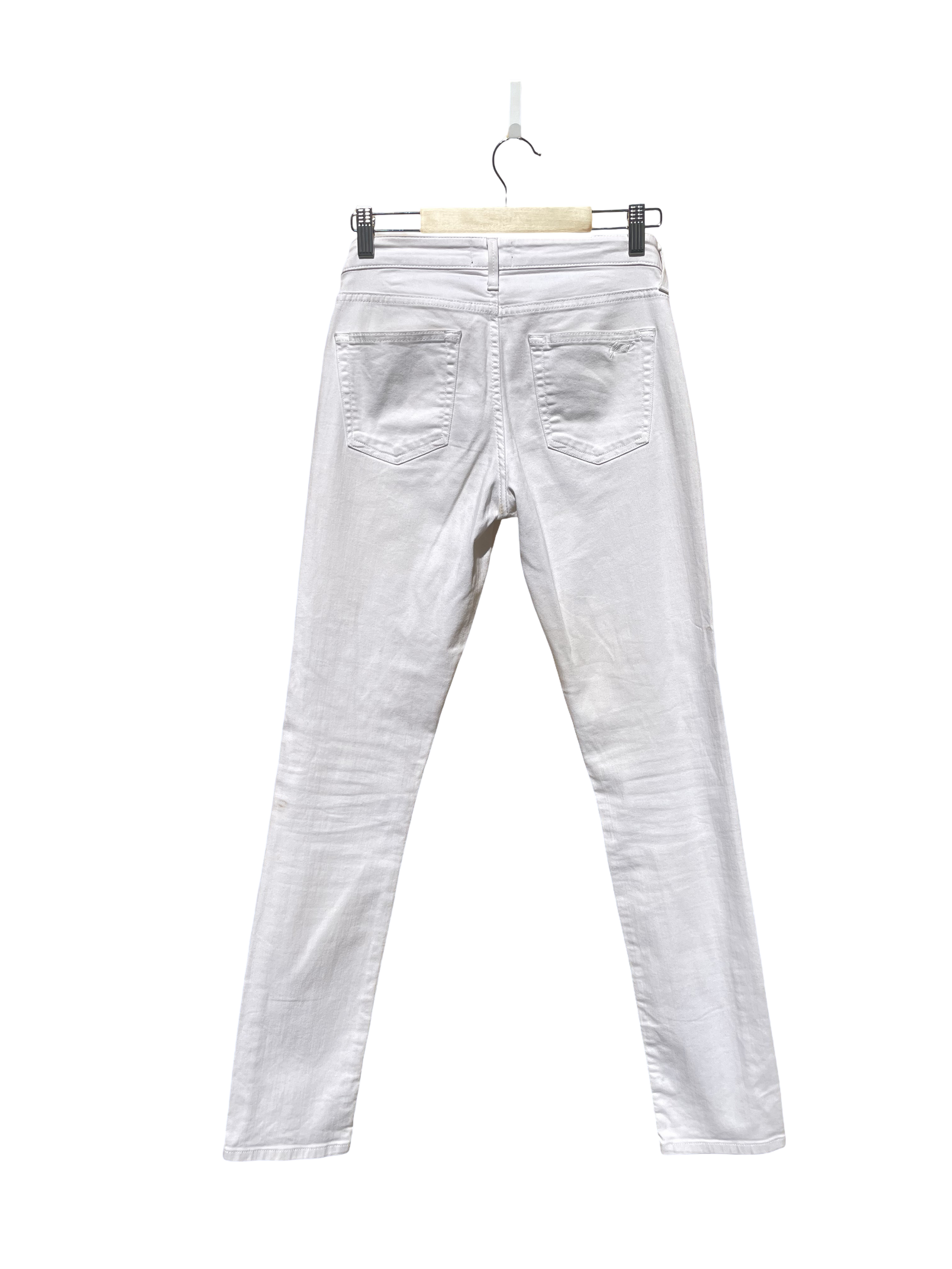 jean blanc taille 27 gant seconde main femme