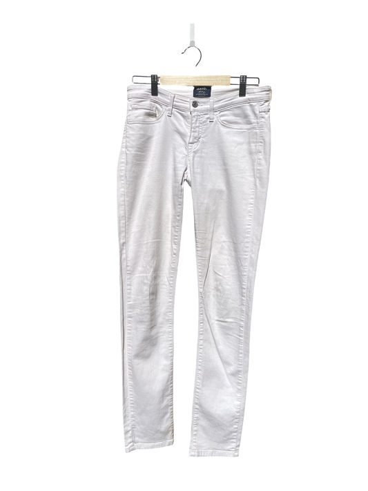 jean blanc taille 27 gant seconde main femme