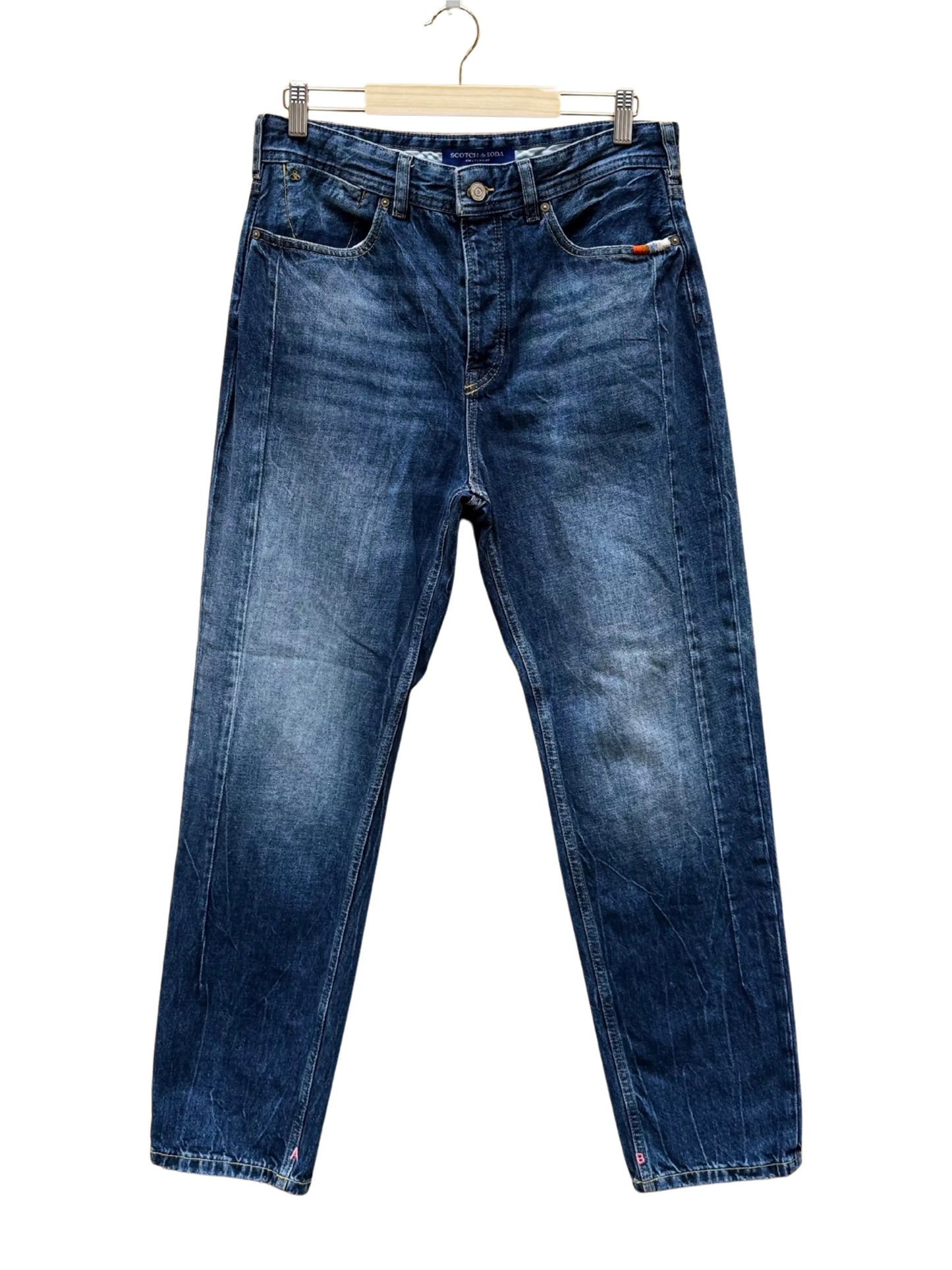 Jean droit taille 28 scotch and soda seconde main femme