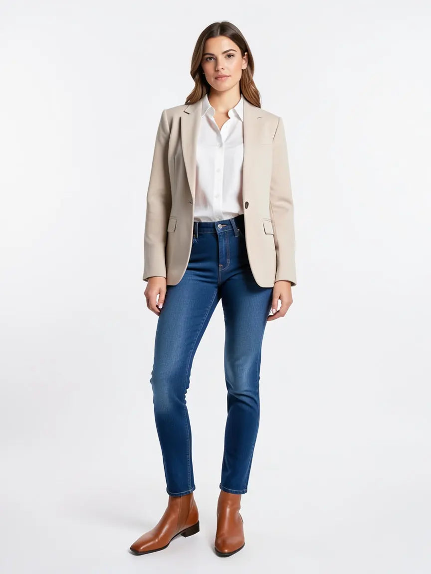Jean droit taille 29/32 seconde main femme