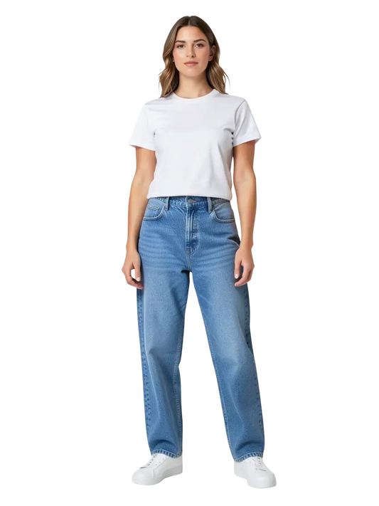 Jean mom taille 34/32 seconde main femme