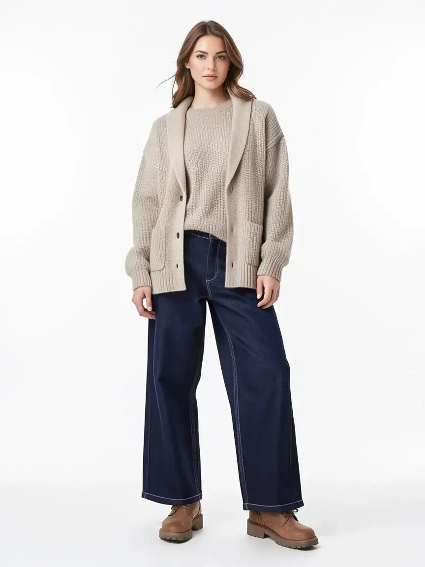 Jean wide leg  taille 2/M seconde main femme 