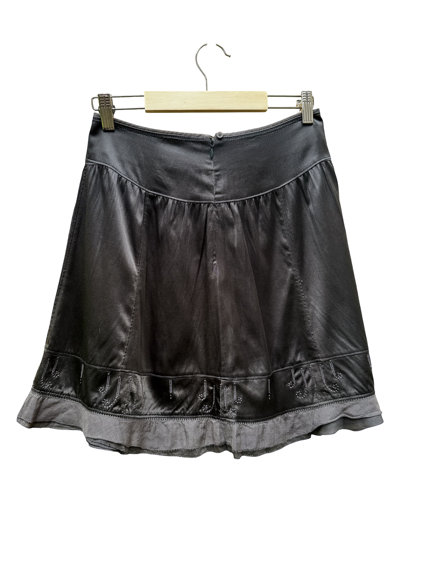 jupe grise taille 34 chattawak seconde main femme