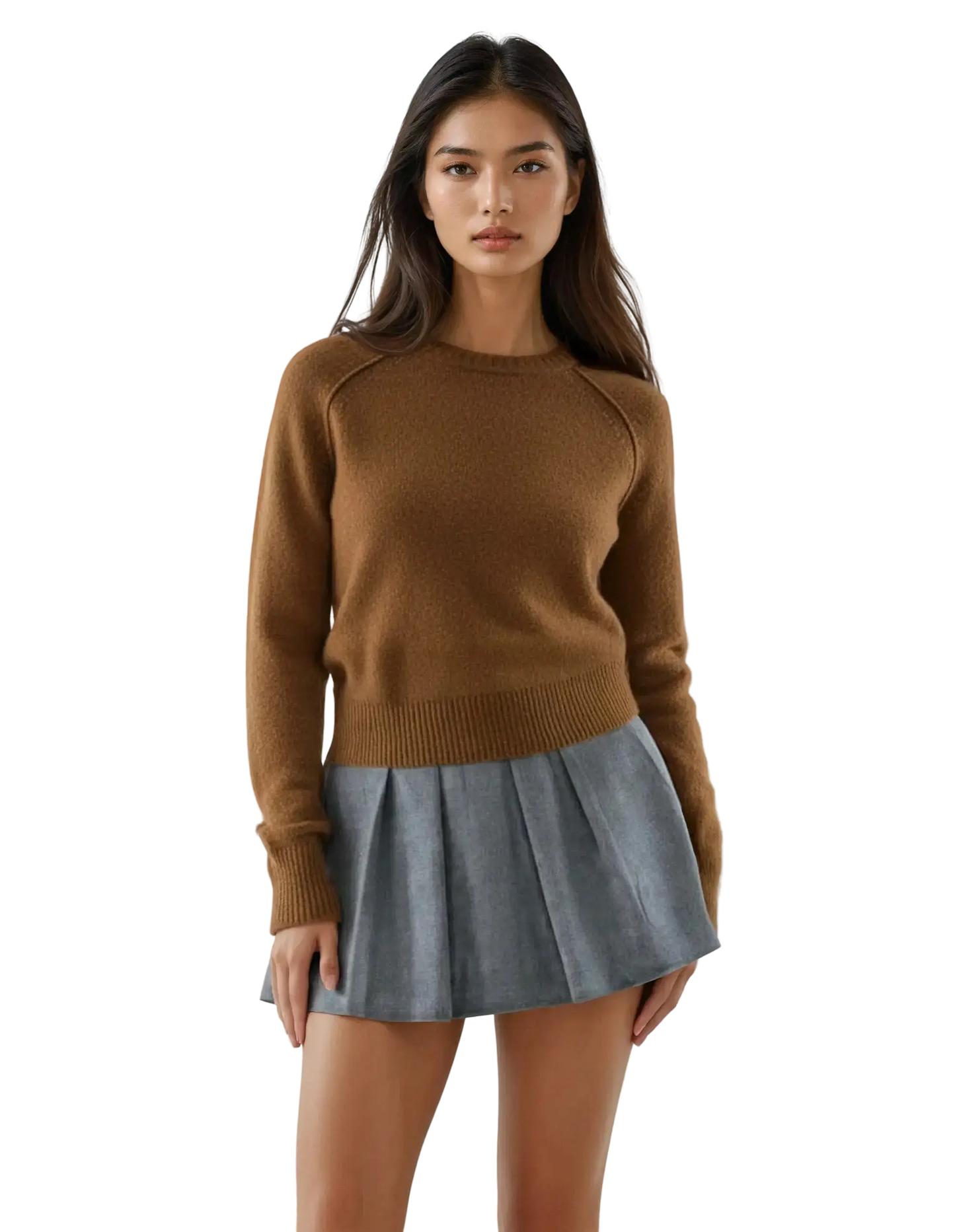 Jupe grise taille 3/L seconde main femme