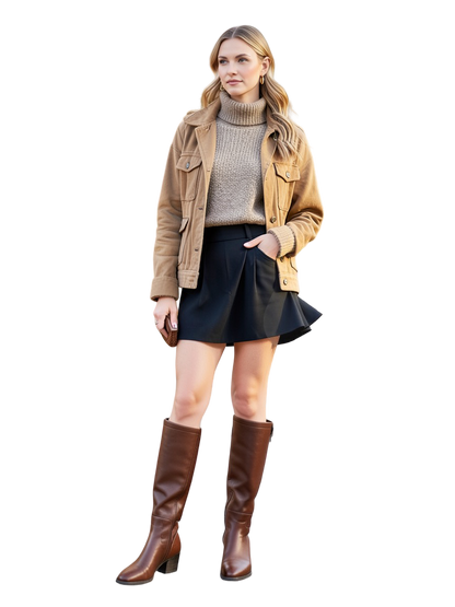 jupe noire taille O xs bash seconde main femme