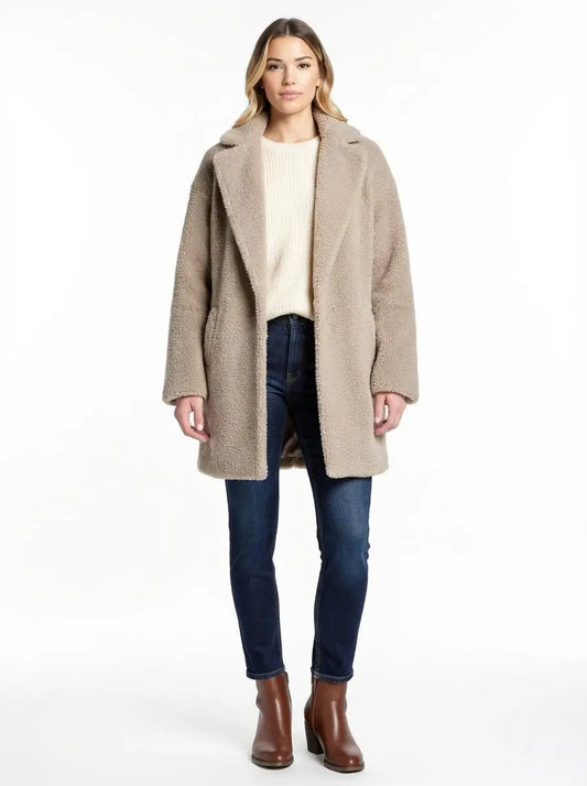 Manteau beige taille 2/M seconde main femme
