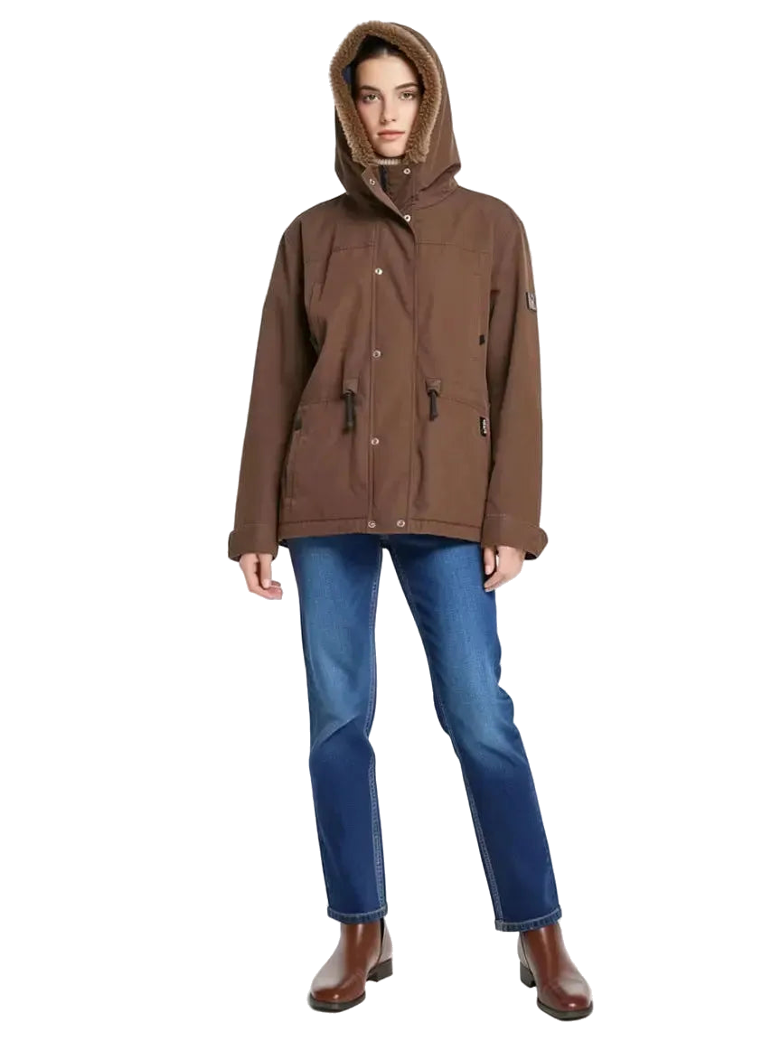 manteau chocolat taille 2 m bellerose seconde main femme