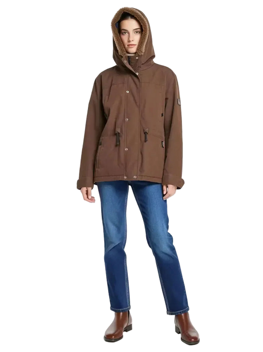 manteau chocolat taille 2 m bellerose seconde main femme