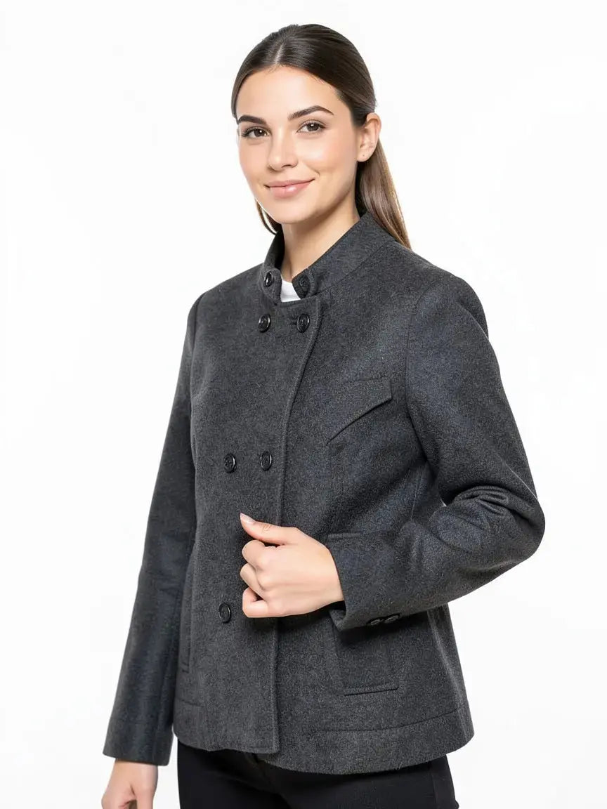 Manteau gris taille 2/M seconde main femme