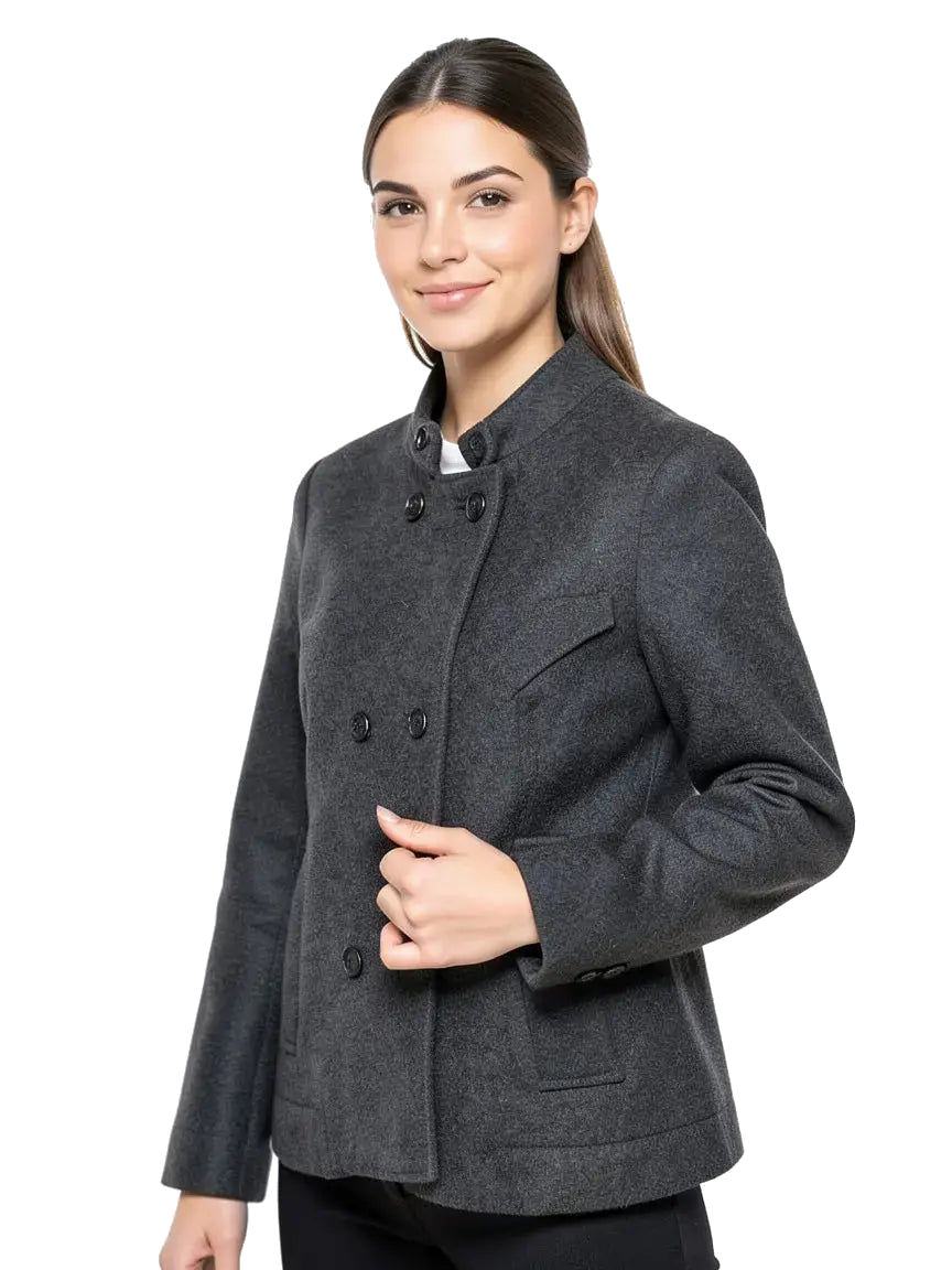 manteau gris taille 2 m bellerose seconde main femme