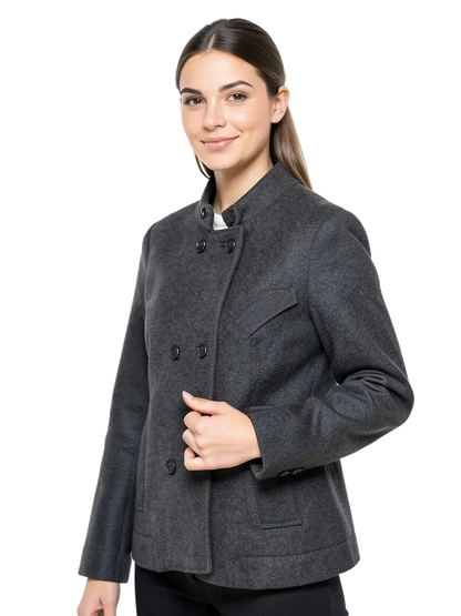 manteau gris taille 2 m bellerose seconde main femme