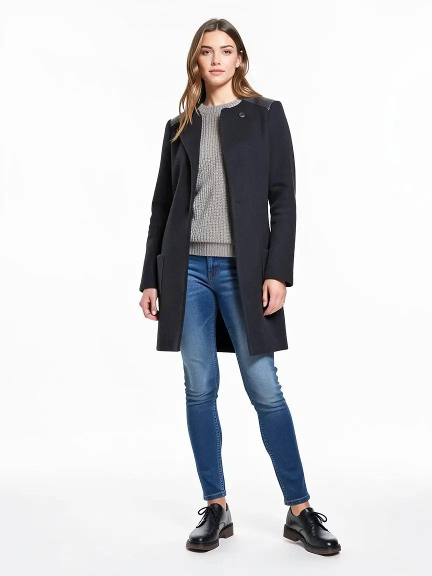 Manteau gris taille 36 seconde main femme