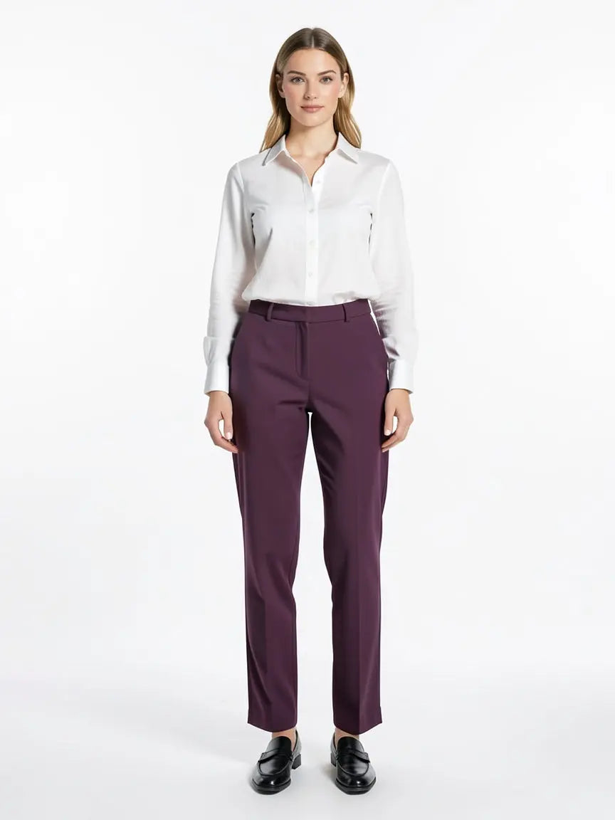 Pantalon aubergine taille 3/M Bellerose 