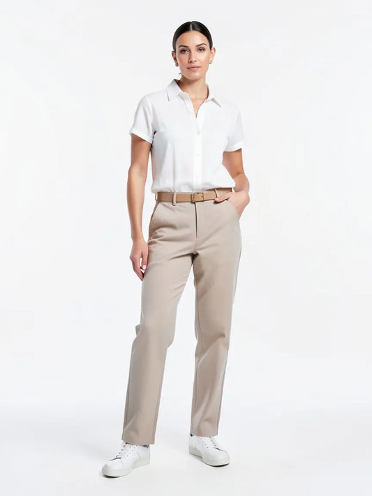 Pantalon beige taille 2/M Bellerose seconde main femme