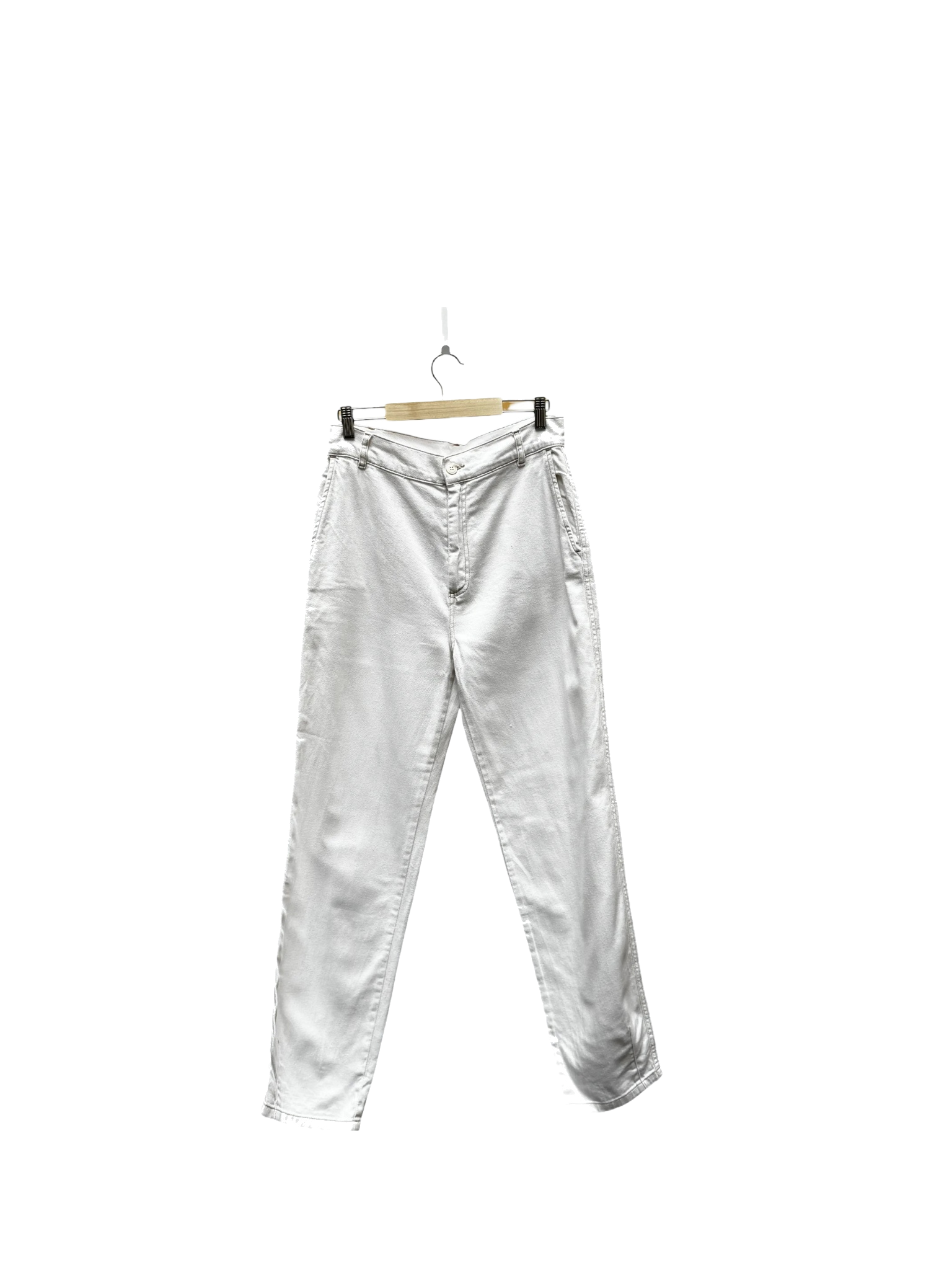 pantalon blanc taille s mooks seconde main femme