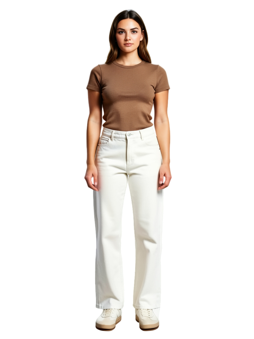 pantalon blanc taille s mooks seconde main femme