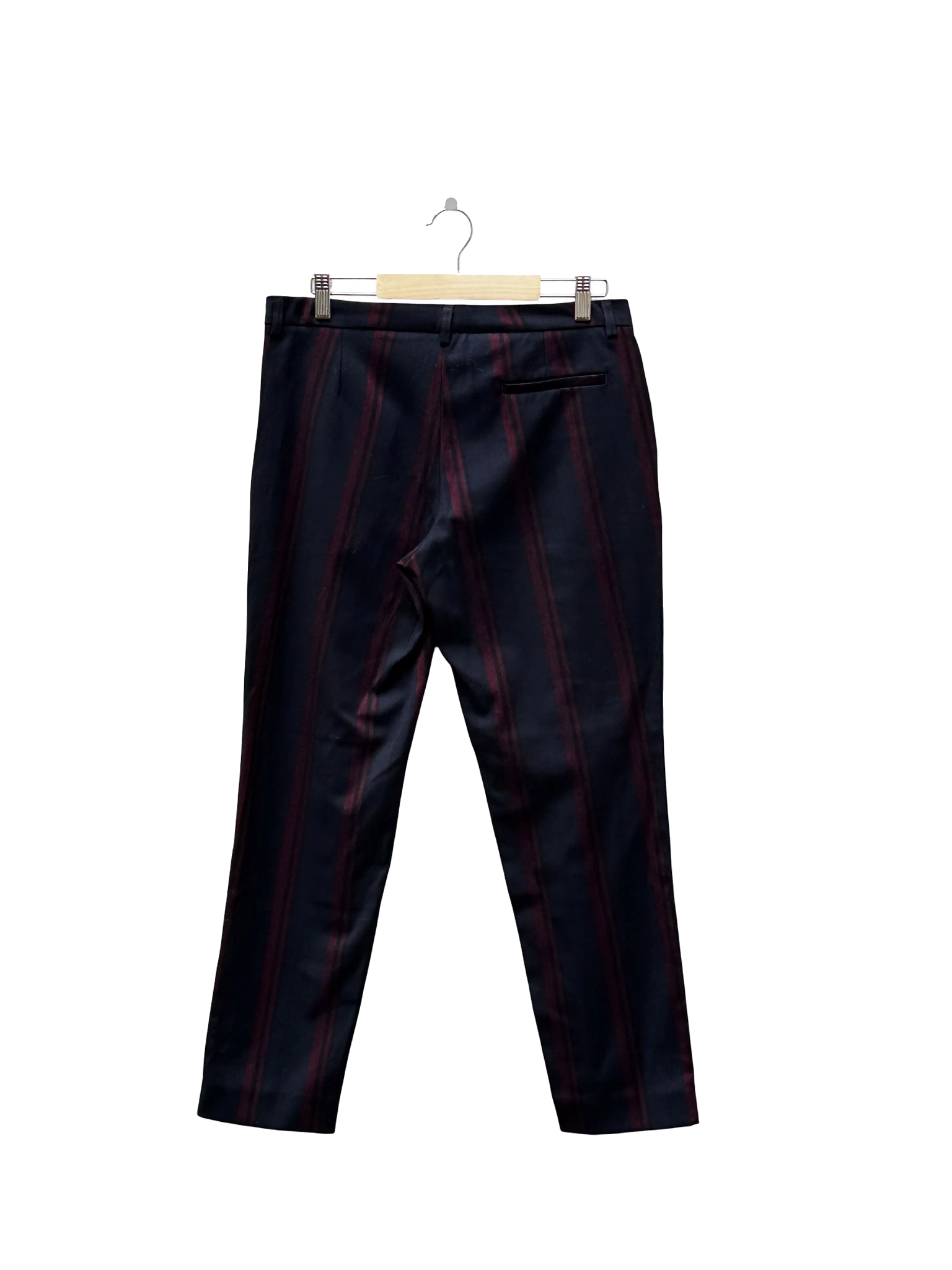 pantalon bleu et bordeaux taille 2 m rue blanche seconde main femme