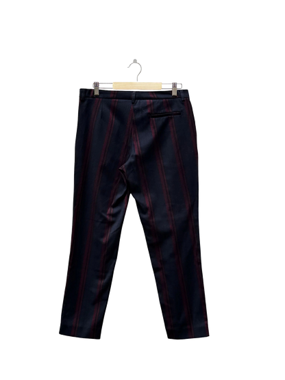 pantalon bleu et bordeaux taille 2 m rue blanche seconde main femme