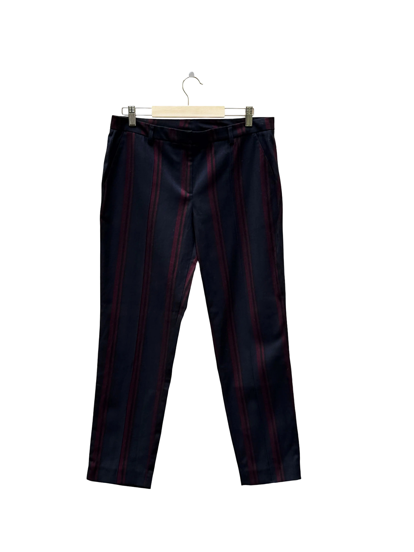 pantalon bleu et bordeaux taille 2 m rue blanche seconde main femme