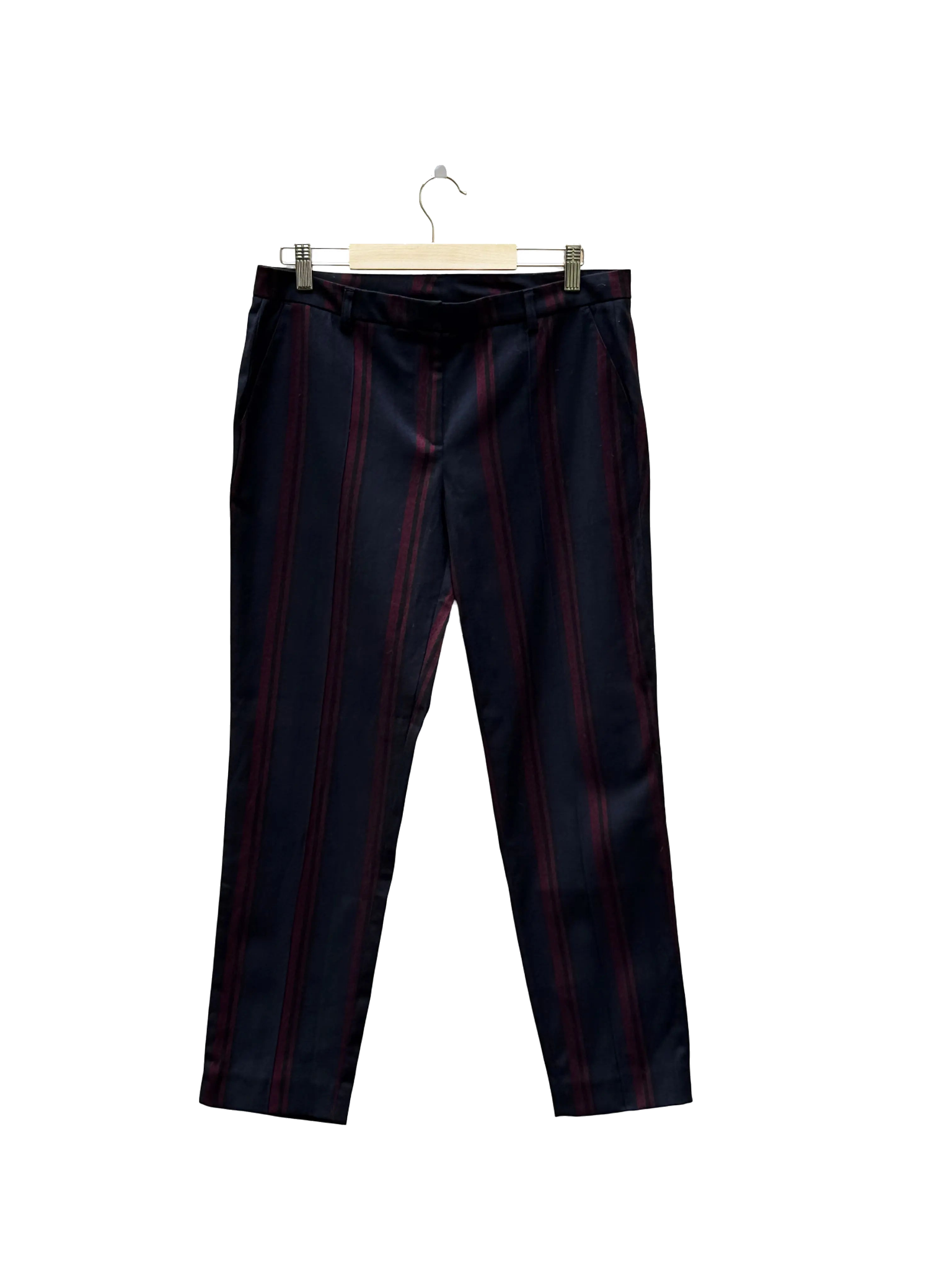 pantalon bleu et bordeaux taille 2 m rue blanche seconde main femme