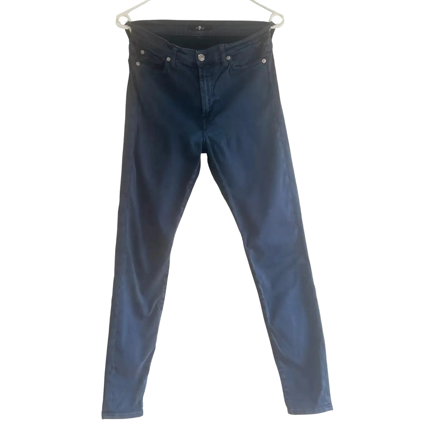 pantalon bleu marine taille 27 7 for all mankind seconde main femme