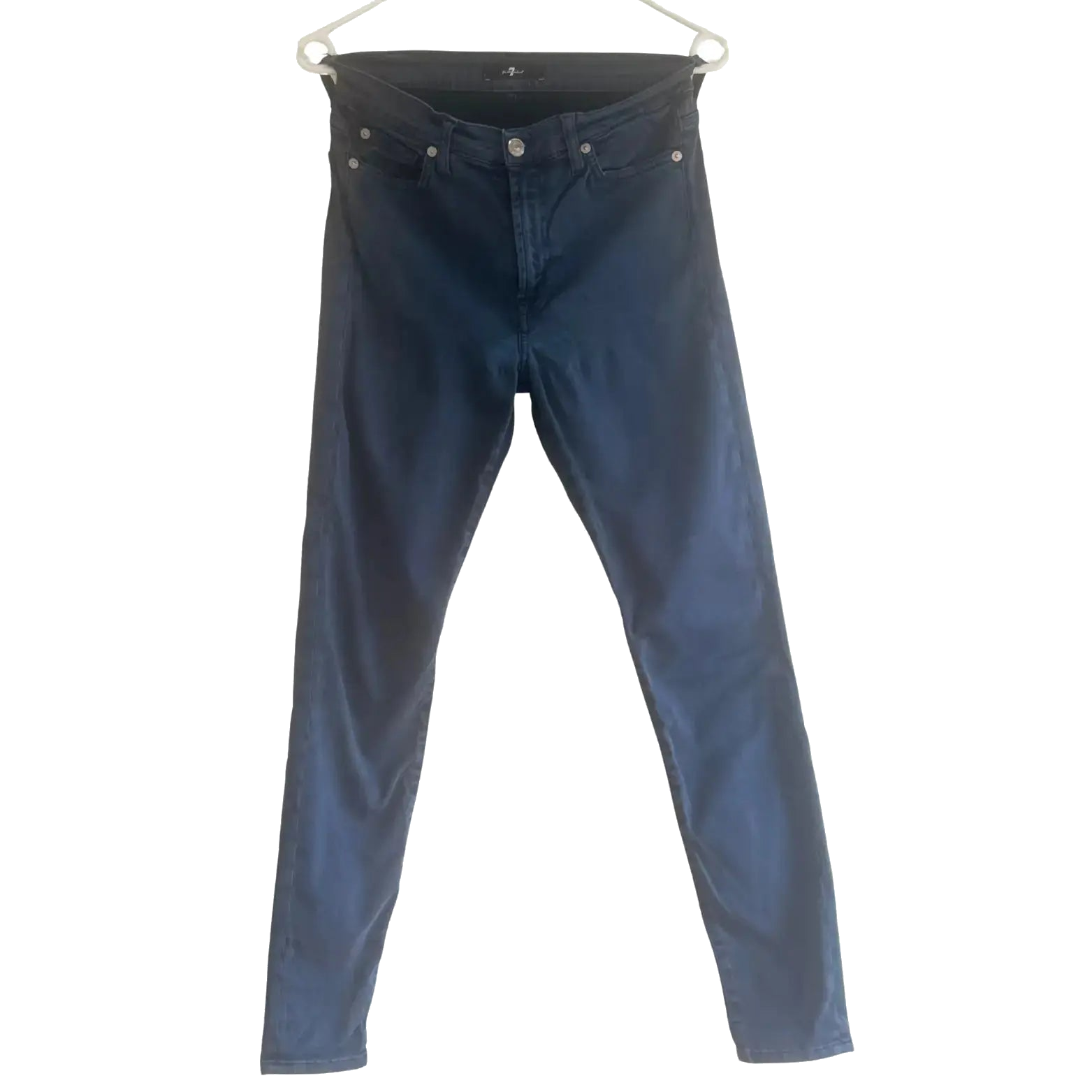 pantalon bleu marine taille 27 7 for all mankind seconde main femme