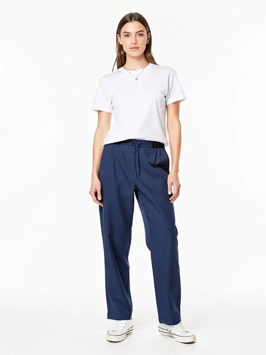 Pantalon bleu marine taille 2/M seconde main femme