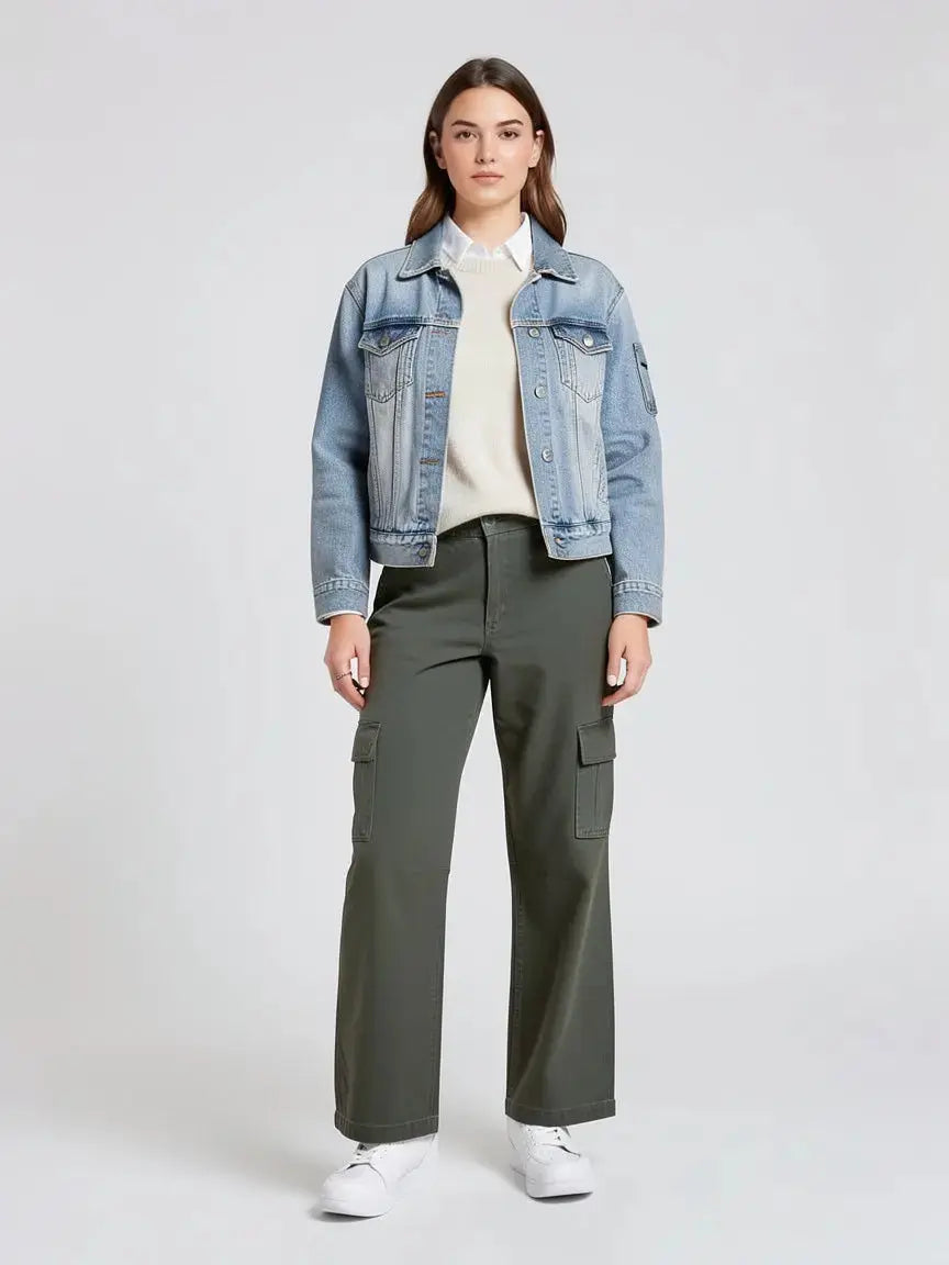 Pantalon cargo taille 2/M Tommy Hilfiger seconde main femme
