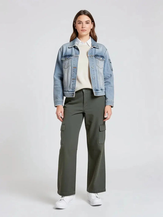 Pantalon cargo taille 2/M Tommy Hilfiger seconde main femme