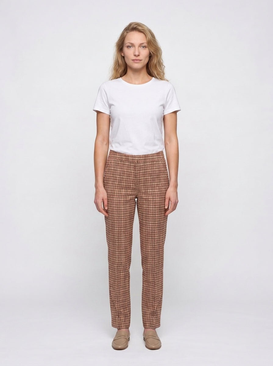 pantalon droit carreaux Armedangels taille XS/S/M Seconde main femmes