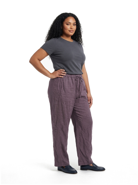 pantalon lilas New man taille 46 Seconde main CoClo femmes