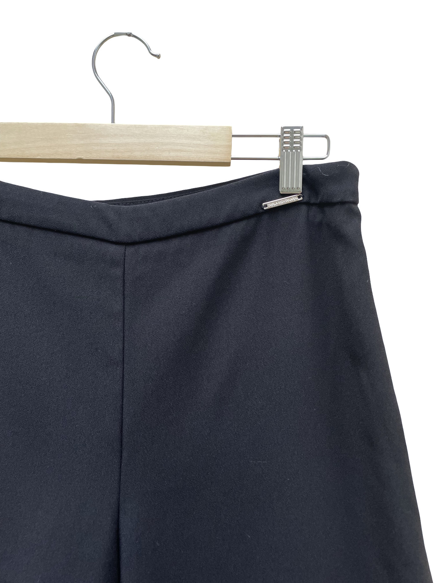 Pantalon noir taille 40 seconde main upcycling 