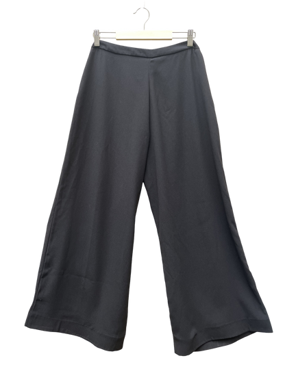 Pantalon noir taille 40 seconde main upcycling 