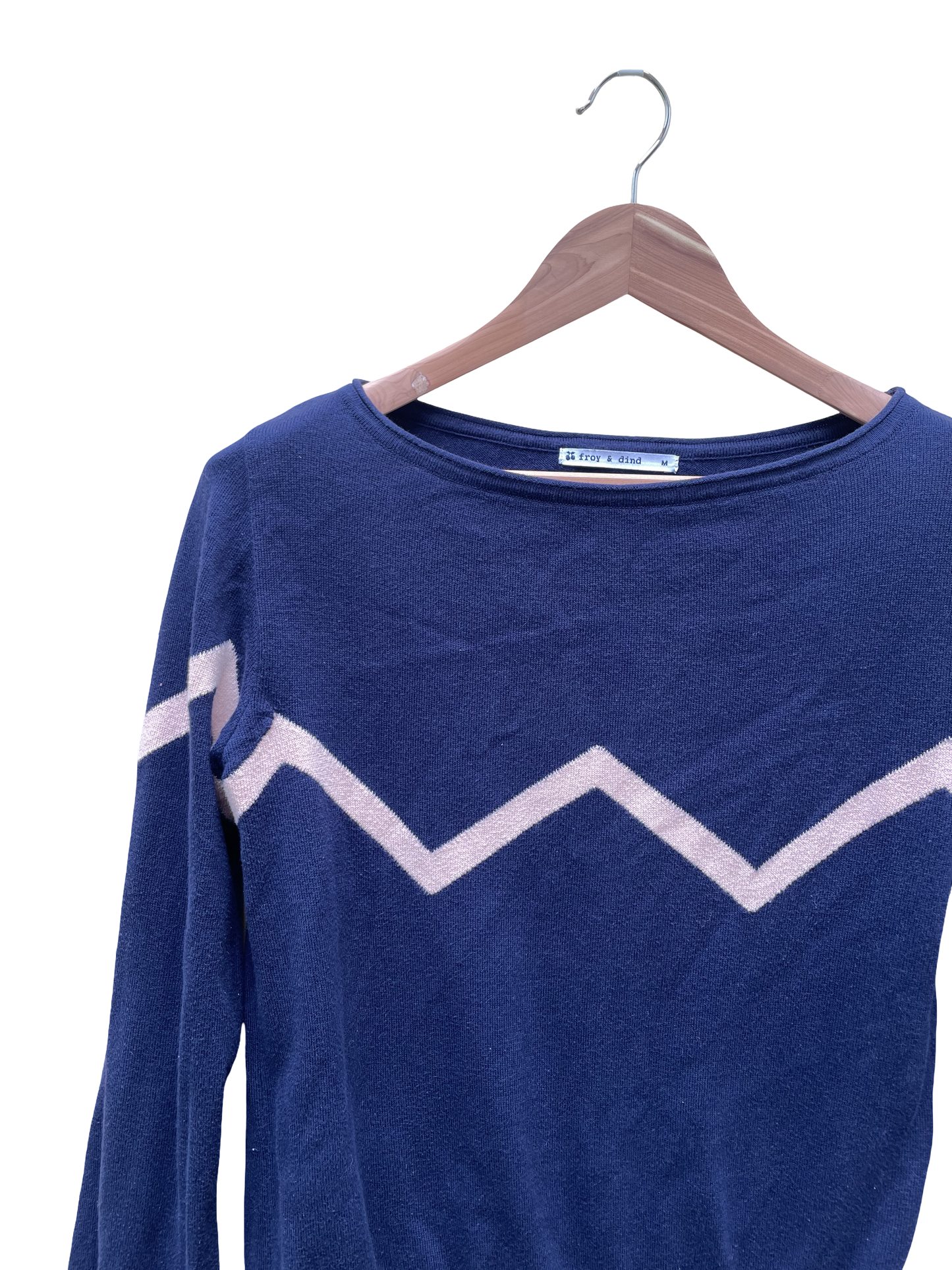 pull bleu marine taille m froy and dind seconde main femme