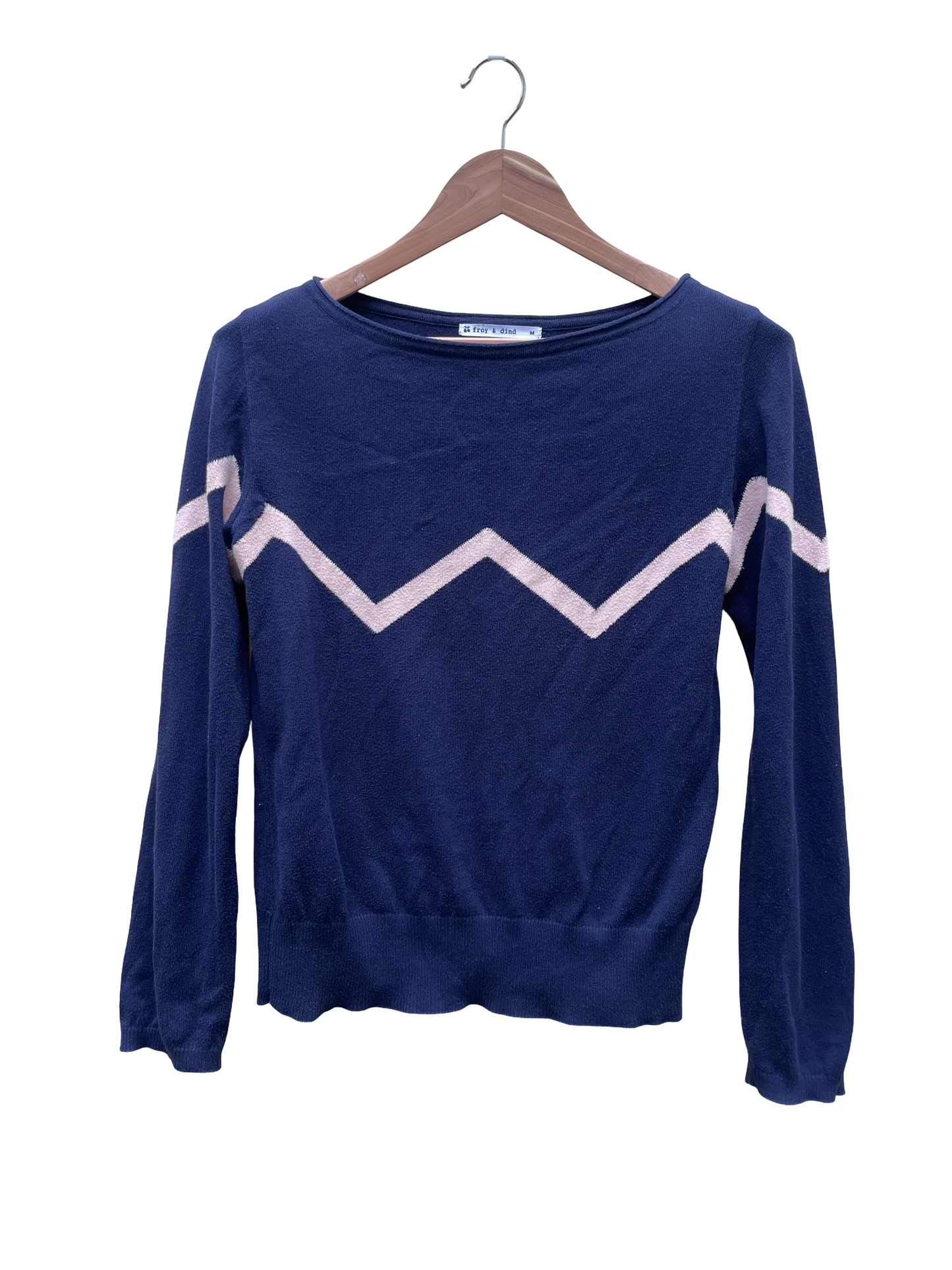 pull bleu marine taille m froy and dind seconde main femme
