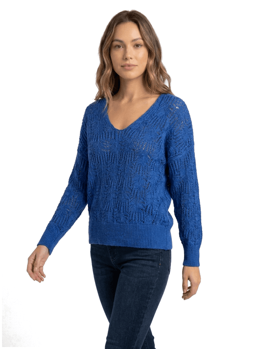 pull bleu taille 36 Dona Dura Seconde main CoClo Femmes