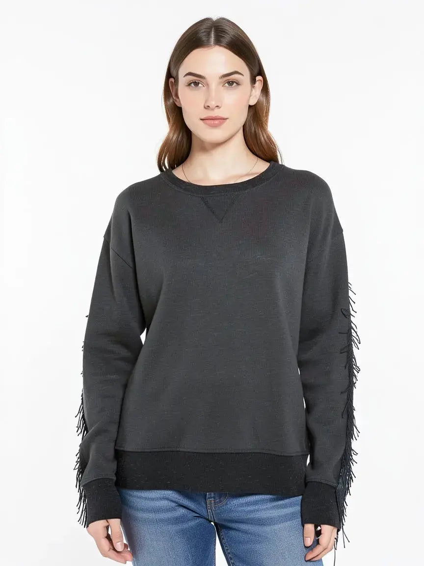 Pull gris taille 2/M seconde main femme