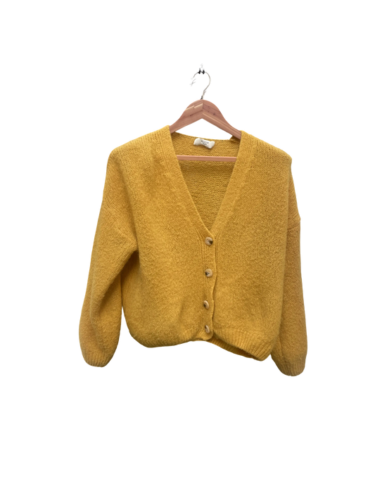 Pull jaune moutarde taille unique seconde main femme
