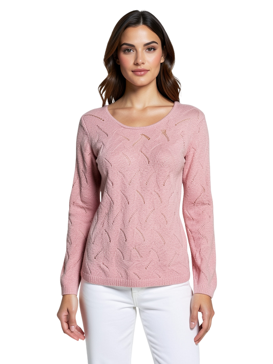 Pull rose poudré taille M seconde main femme